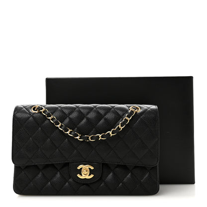 Chanel Caviar Quilted Medium Double Flap Black Black 11 of 11