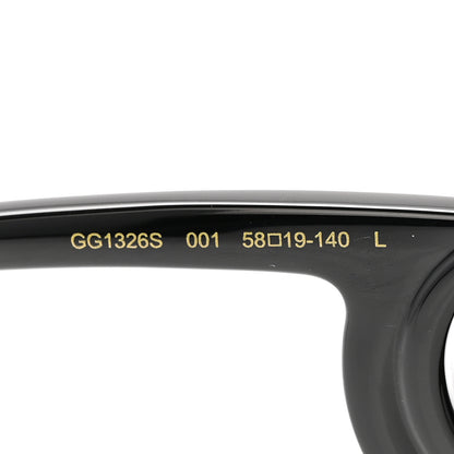 Gucci Acetate Rectangle Frame Sunglasses GG1326S Black 6 of 8