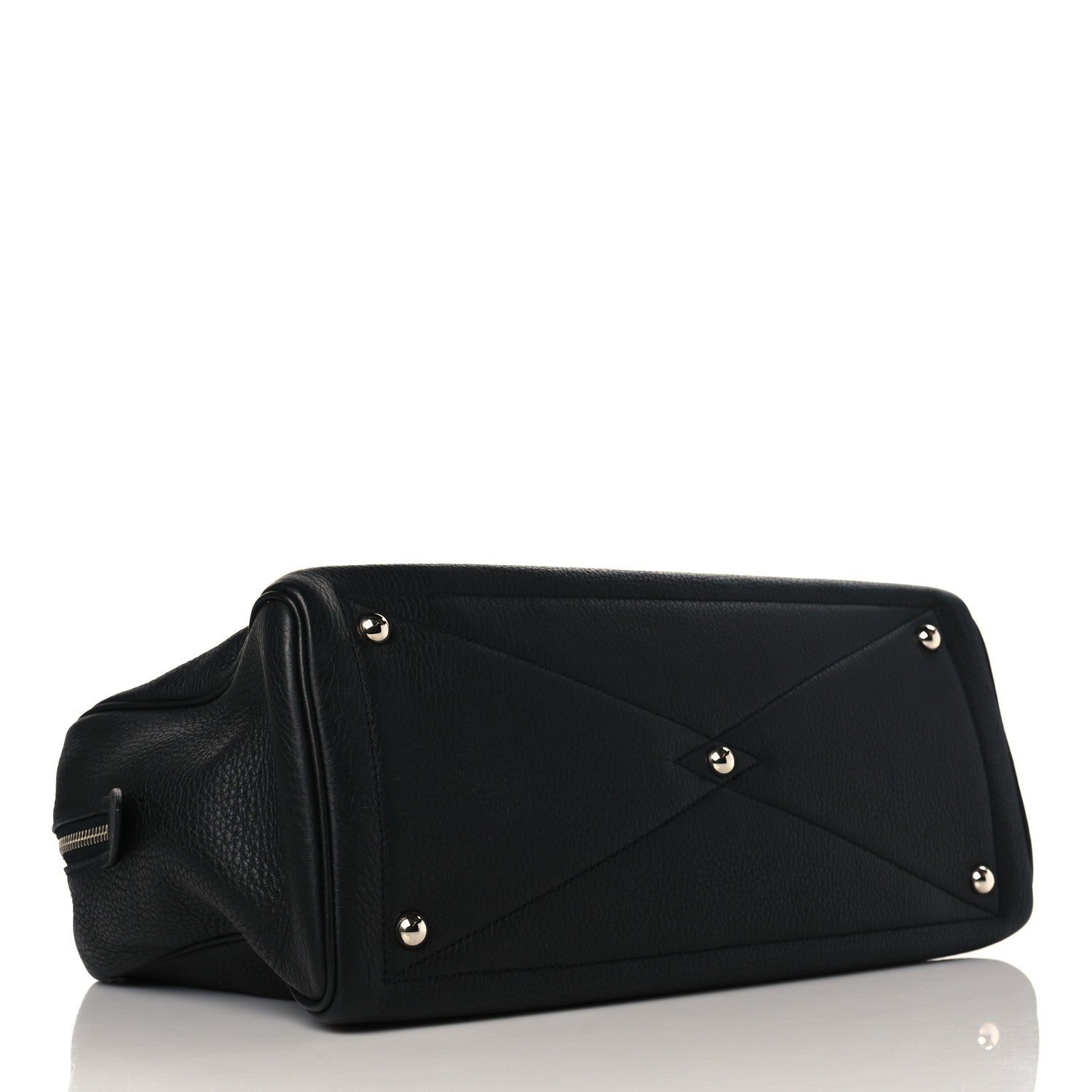 Hermes Taurillon Clemence Victoria II 35 Black 3 of 8