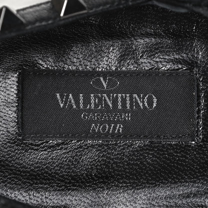 Valentino Garavani Patent Rockstud Cage Ballerina Flats 39.5 Black 7 of 7