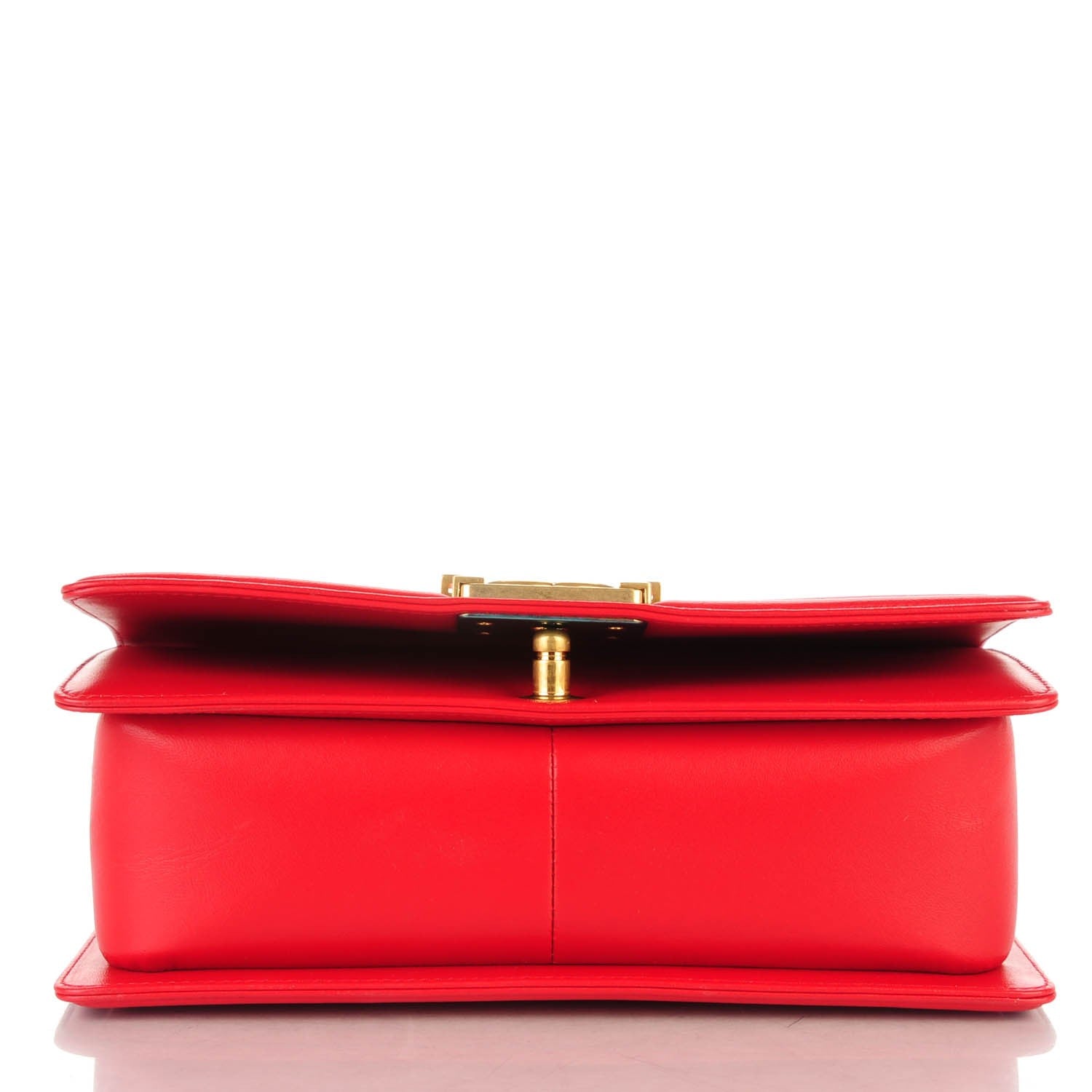Chanel Lambskin Quilted Medium Boy Flap Red 8 of 8
