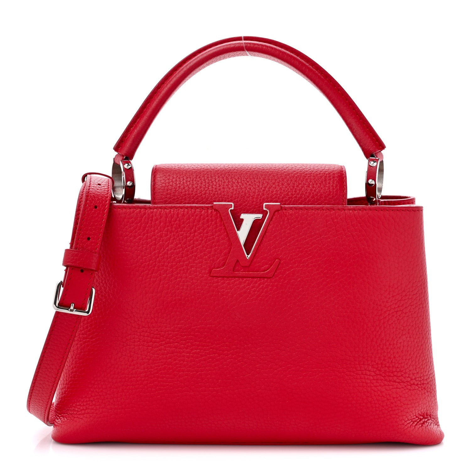 Louis Vuitton Taurillon Capucines PM Rubis 1 of 14