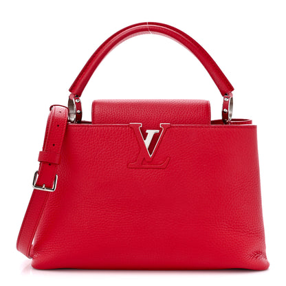 Louis Vuitton Taurillon Capucines PM Rubis 1 of 14
