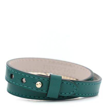 Bulgari Calfskin Serpenti Forever Multi-coiled Bracelet Emerald Green 3 of 4