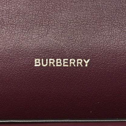 Burberry Calfskin Logo Hazelmere Wallet With Detachable Strap Deep Maroon 9 of 12