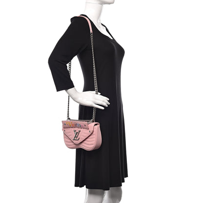 Louis Vuitton Calfskin New Wave Chain PM Smoothie Pink 2 of 12