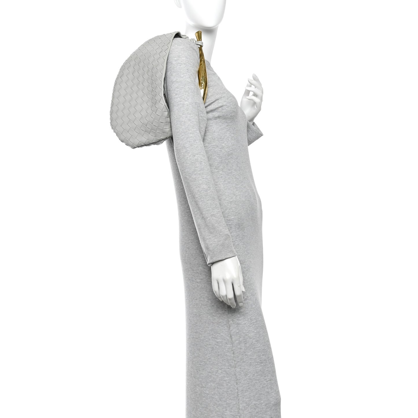 Nappa Intrecciato Sardine Bag Agate Grey