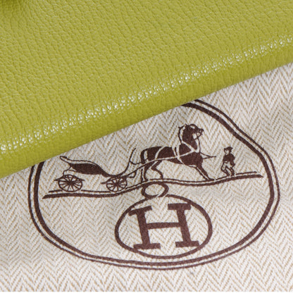 Hermes Chevre Mysore Bearn Wallet Vert Anis 8 of 8