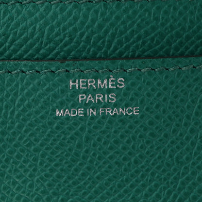 Hermes Epsom Constance Long To Go Wallet Vert Jade Bleu Brume 6 of 15