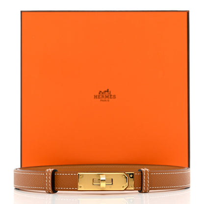 Hermes Epsom Kelly Belt Gold 4 of 4