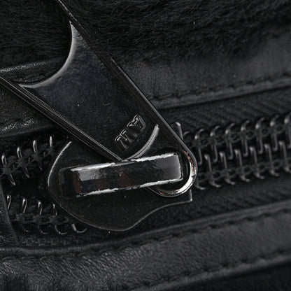 Alexander Wang Mink Fur Attica Belt Bag Black 12 of 14