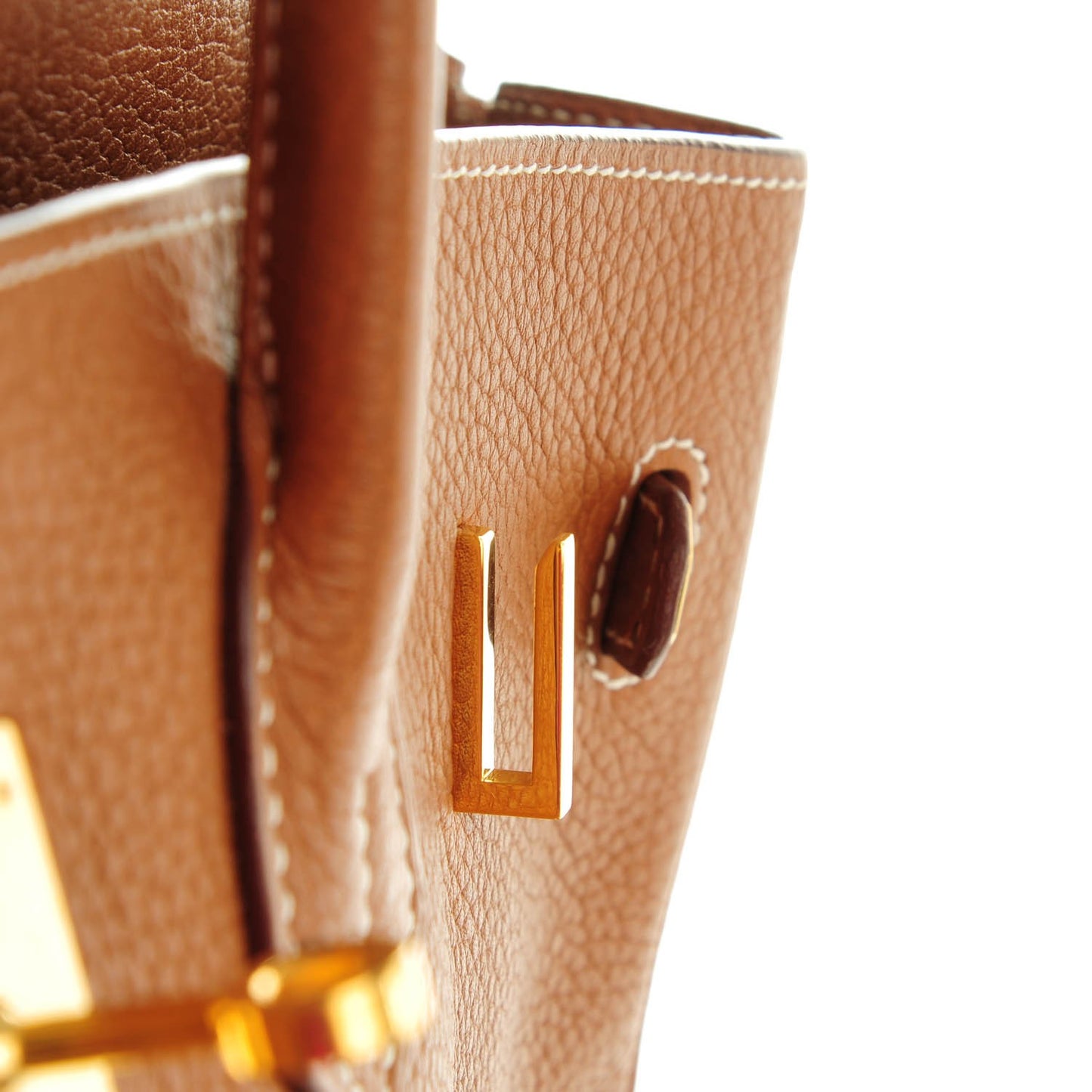 Taurillon Clemence Birkin 35 Gold