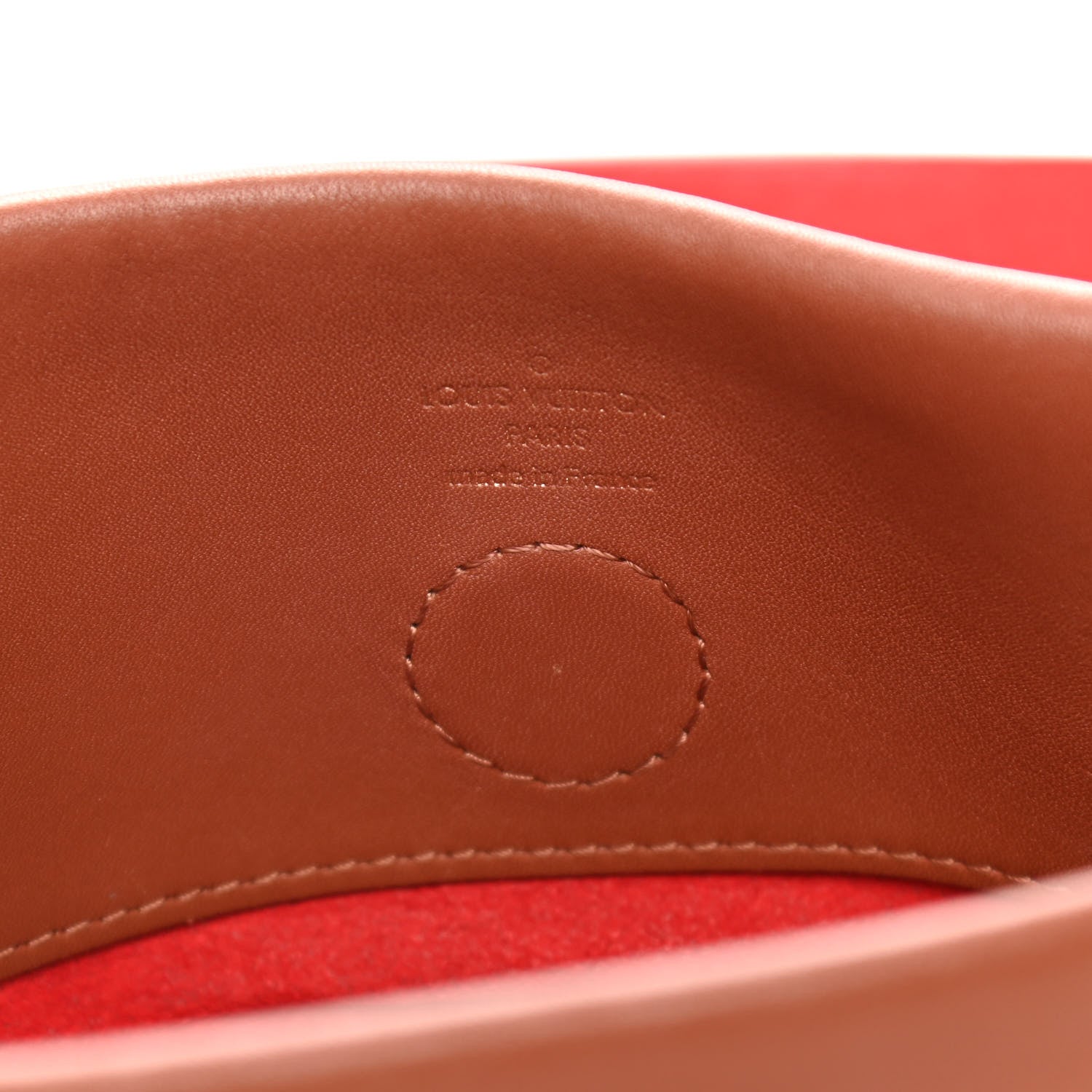 Louis Vuitton Monogram Tuileries Besace Caramel Rouge 6 of 11