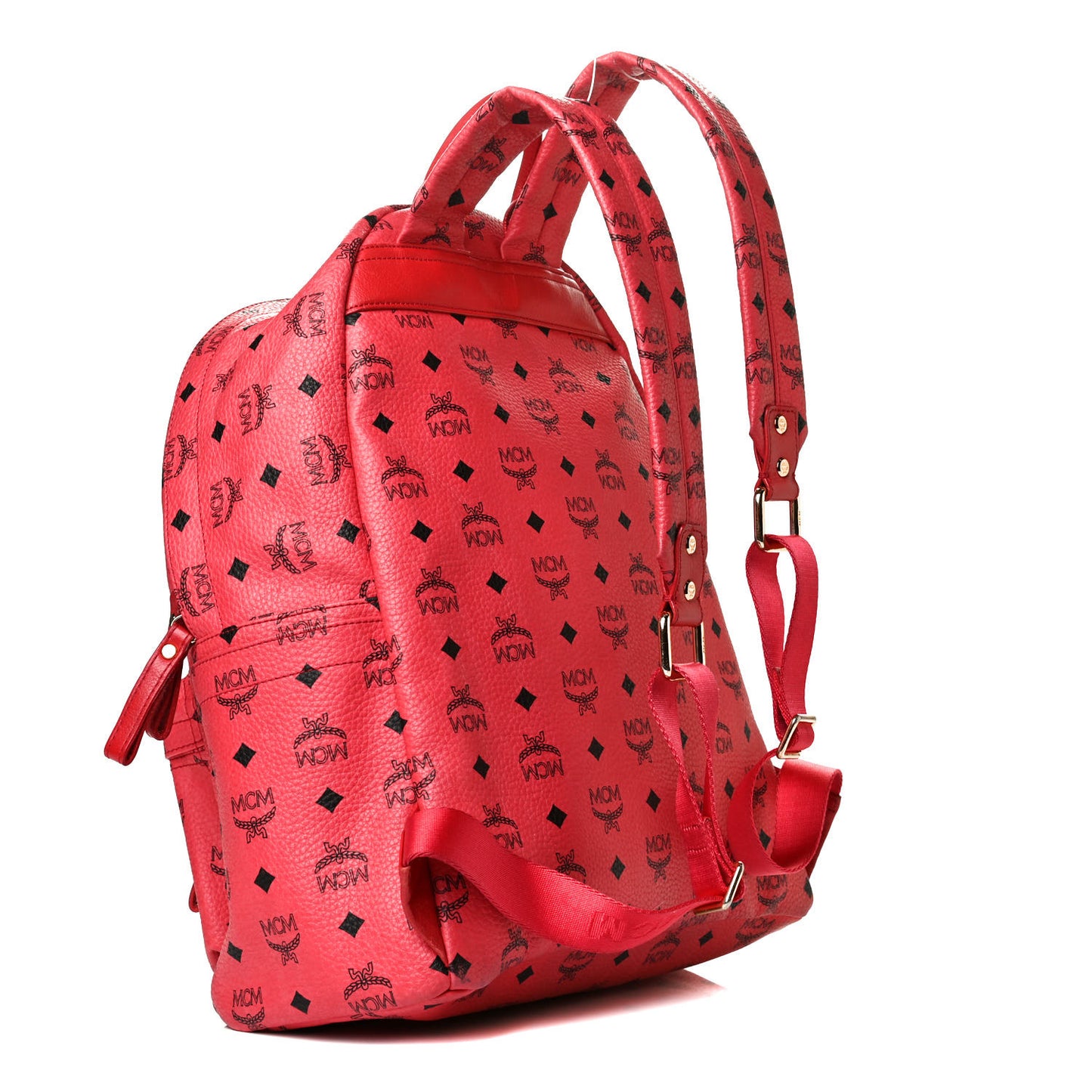 Visetos Medium Sprinkle Stud Stark Backpack Corail