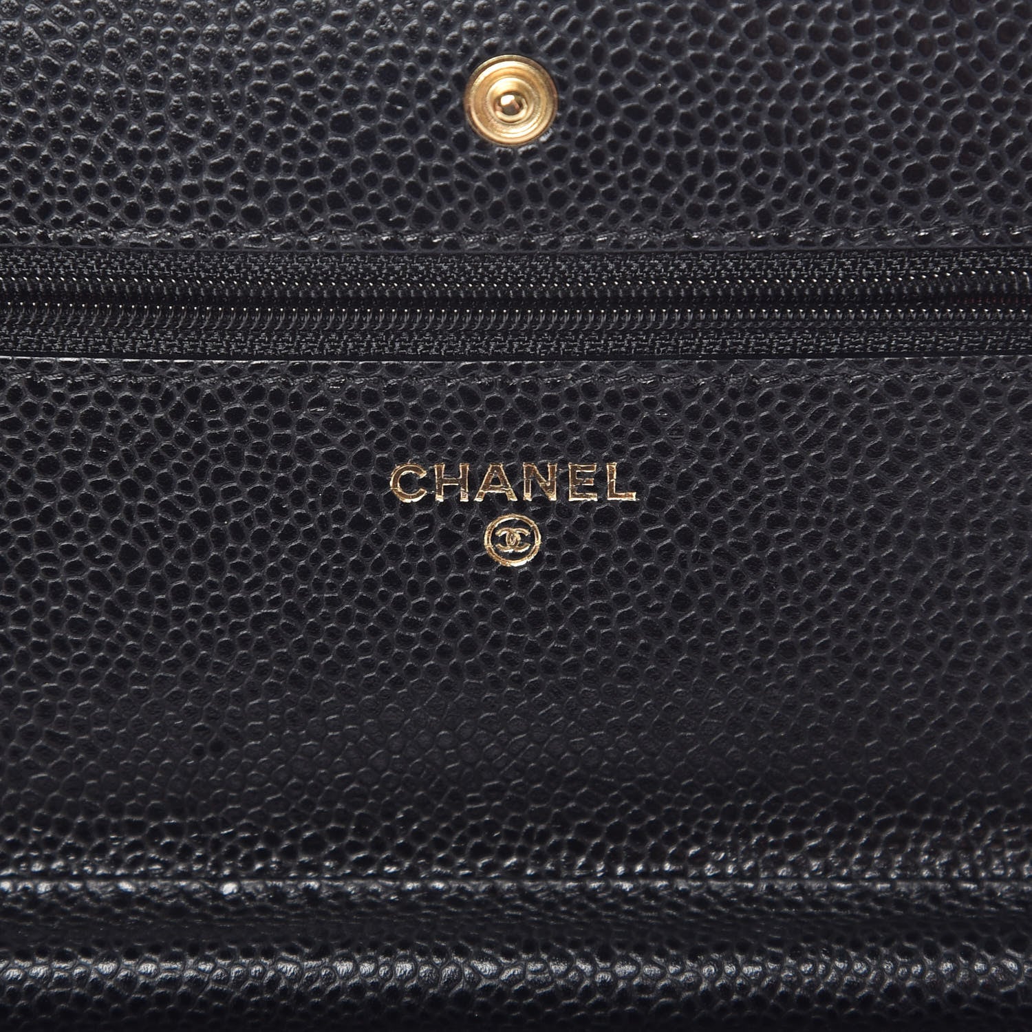 Chanel Caviar Quilted Wallet On Chain WOC Black 6 of 12