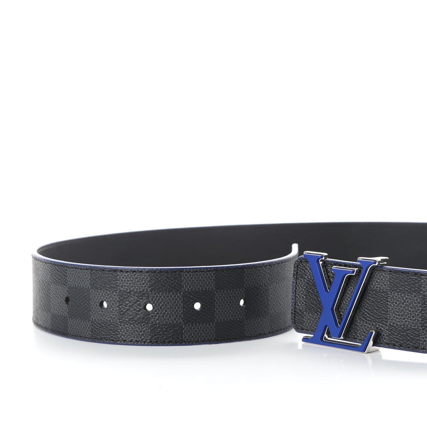 Damier Graphite Calfskin 40mm LV Initiales Reversible Belt 90 36 Black