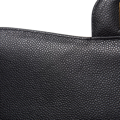 Chanel Caviar Quilted Jumbo Double Flap Black 11 of 16