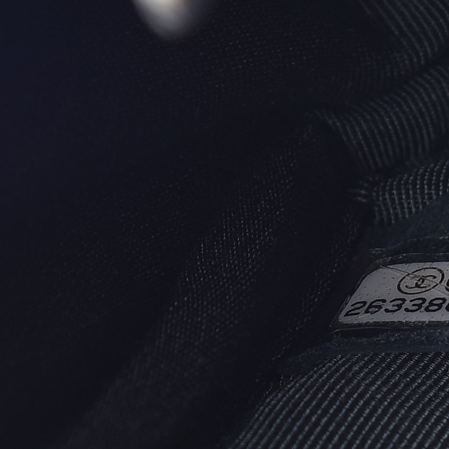 Caviar Quilted Coco Tassel Camera Case Black