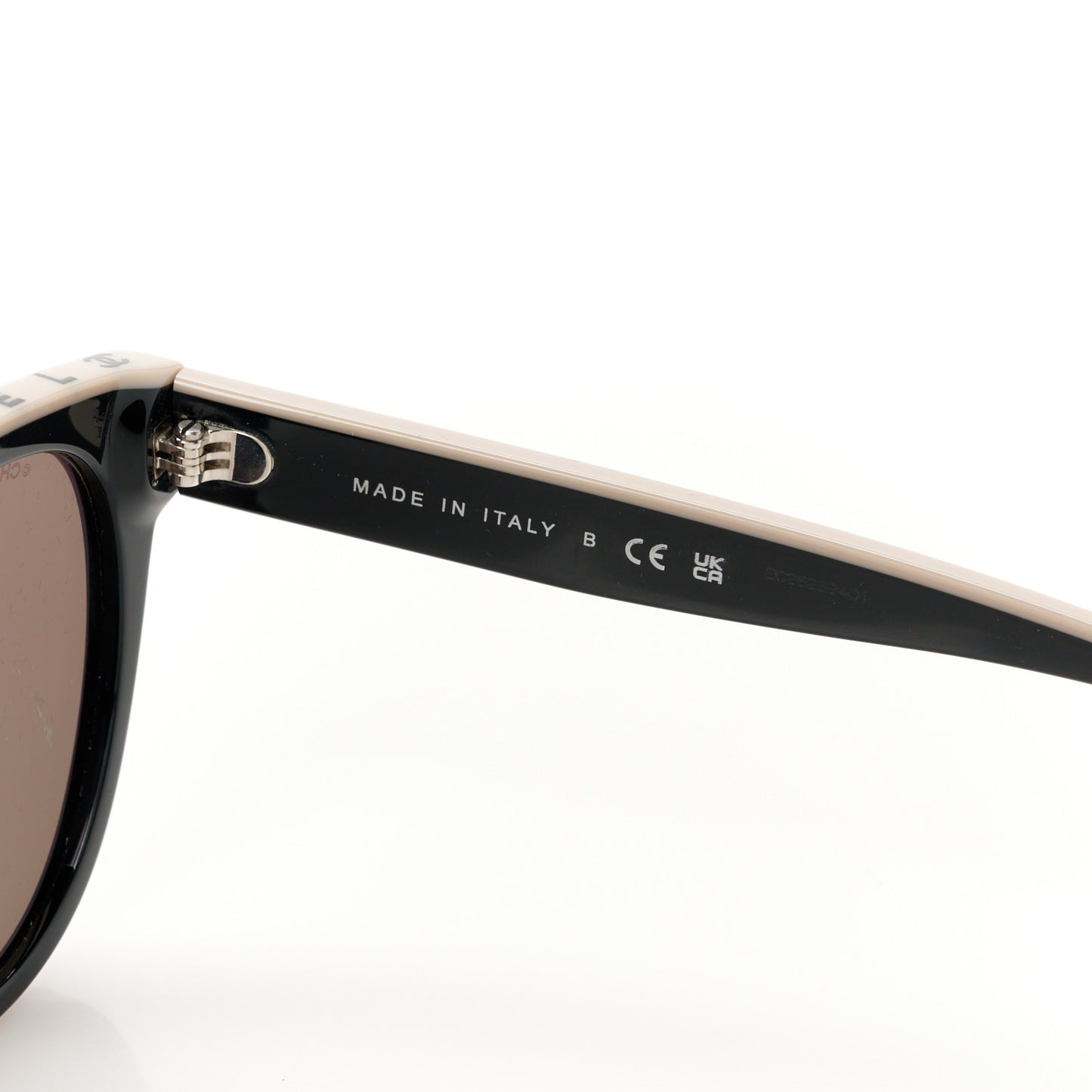 Acetate CC Butterfly Sunglasses 5414 Black Beige