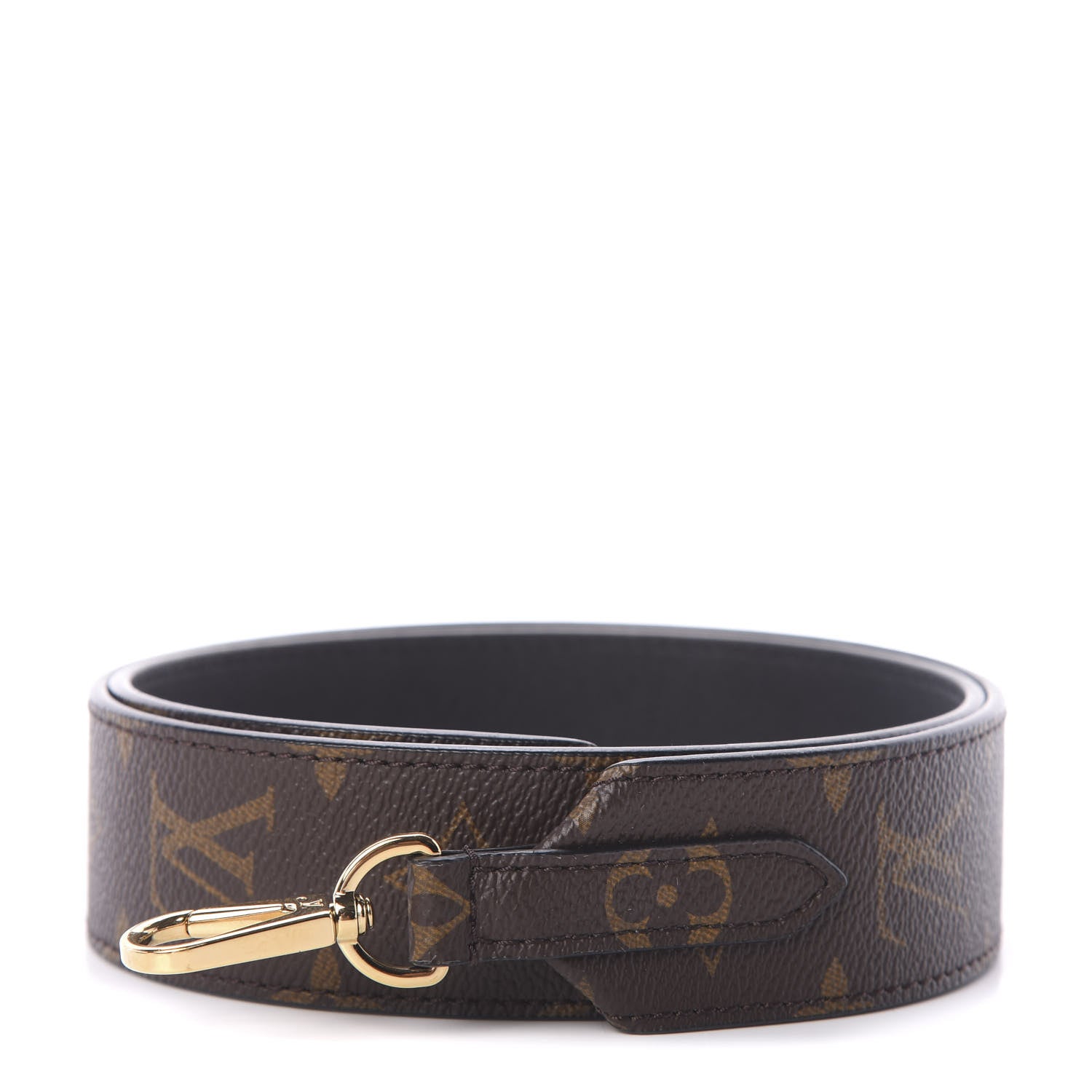 Louis Vuitton Monogram Bandouliere Shoulder Strap Black 1 of 3