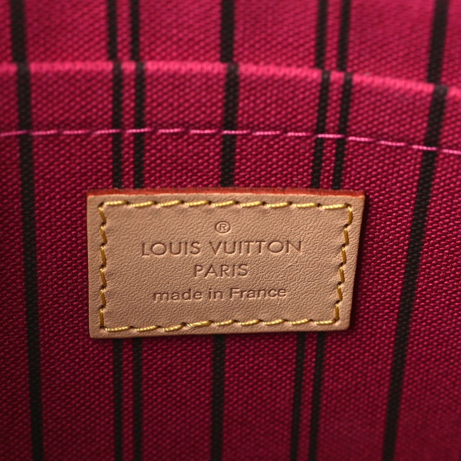 Louis Vuitton Monogram Neverfull MM GM Pochette Cherry 5 of 7
