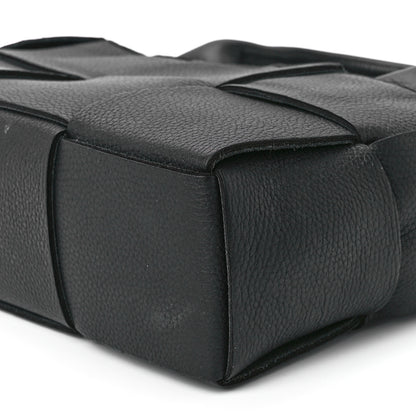 Bottega Veneta Grained Calfskin Maxi Intrecciato Mini Arco Tote Black 10 of 10