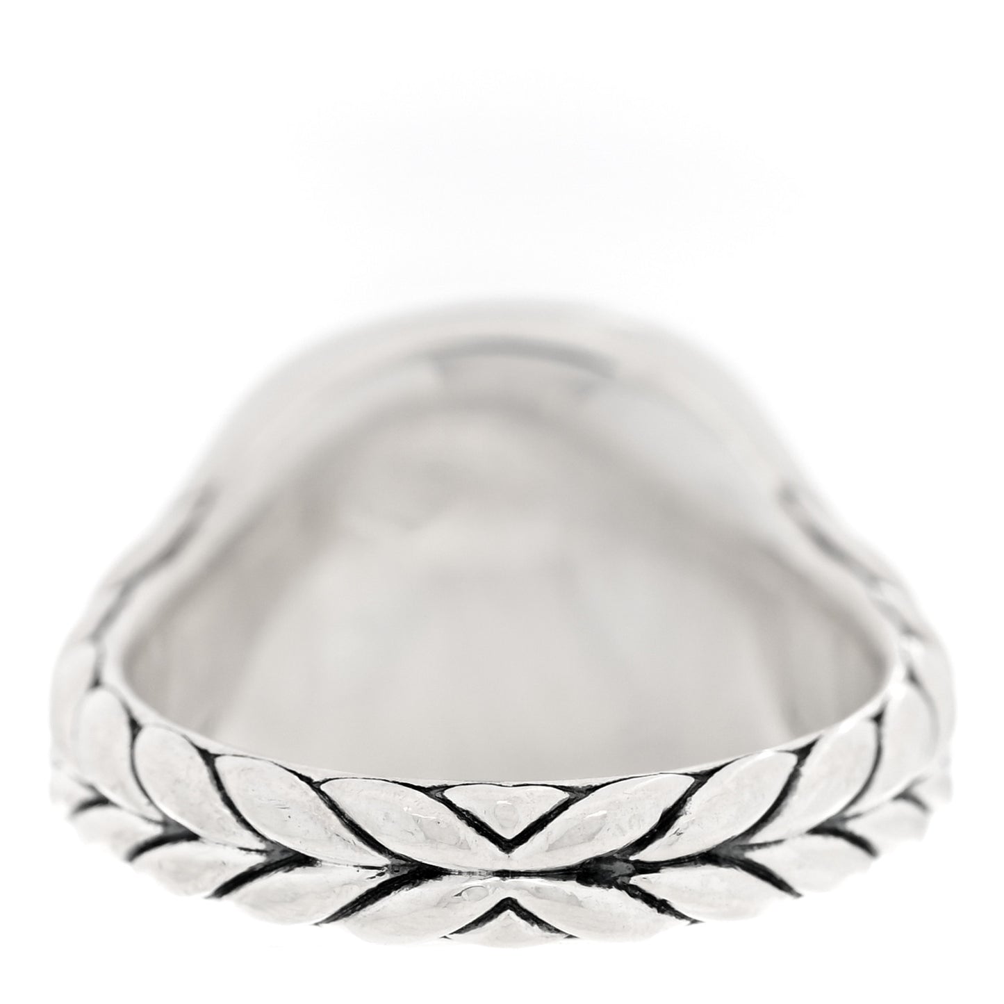 Sterling Silver Diamond 14mm Initial R Pinky Ring  46 3.75
