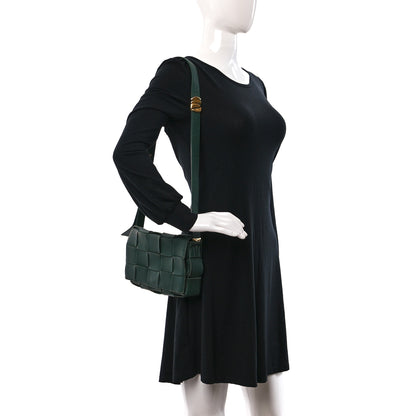 Bottega Veneta Grained Calfskin Maxi Intrecciato Cassette Crossbody Bag Raintree Green 2 of 12