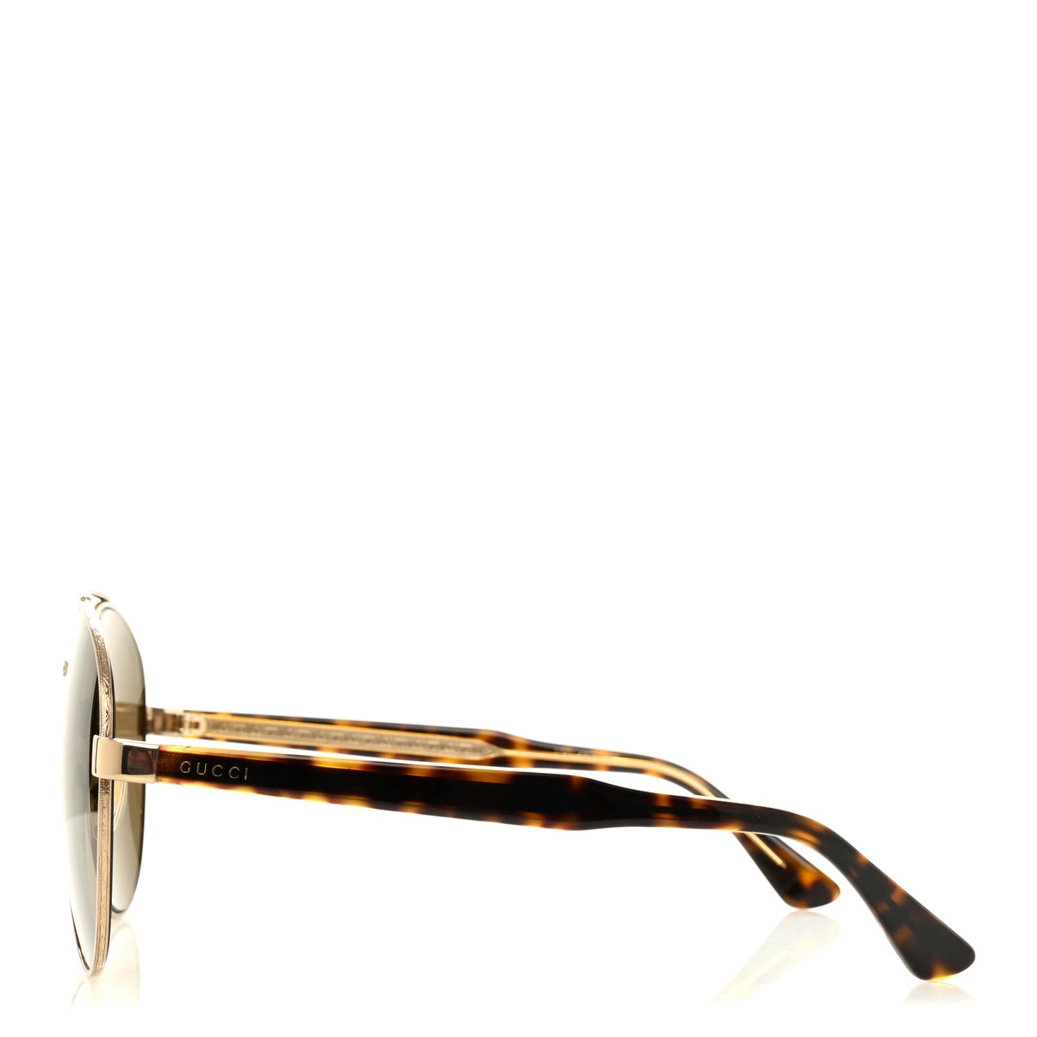 Gucci Aviator Sunglasses GG0054S Gold 3 of 6