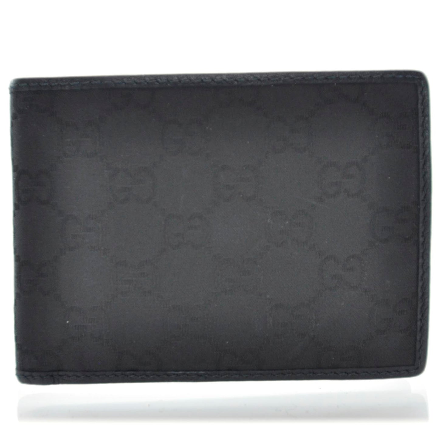 Nylon Monogram Mens Bi-Fold Wallet Black