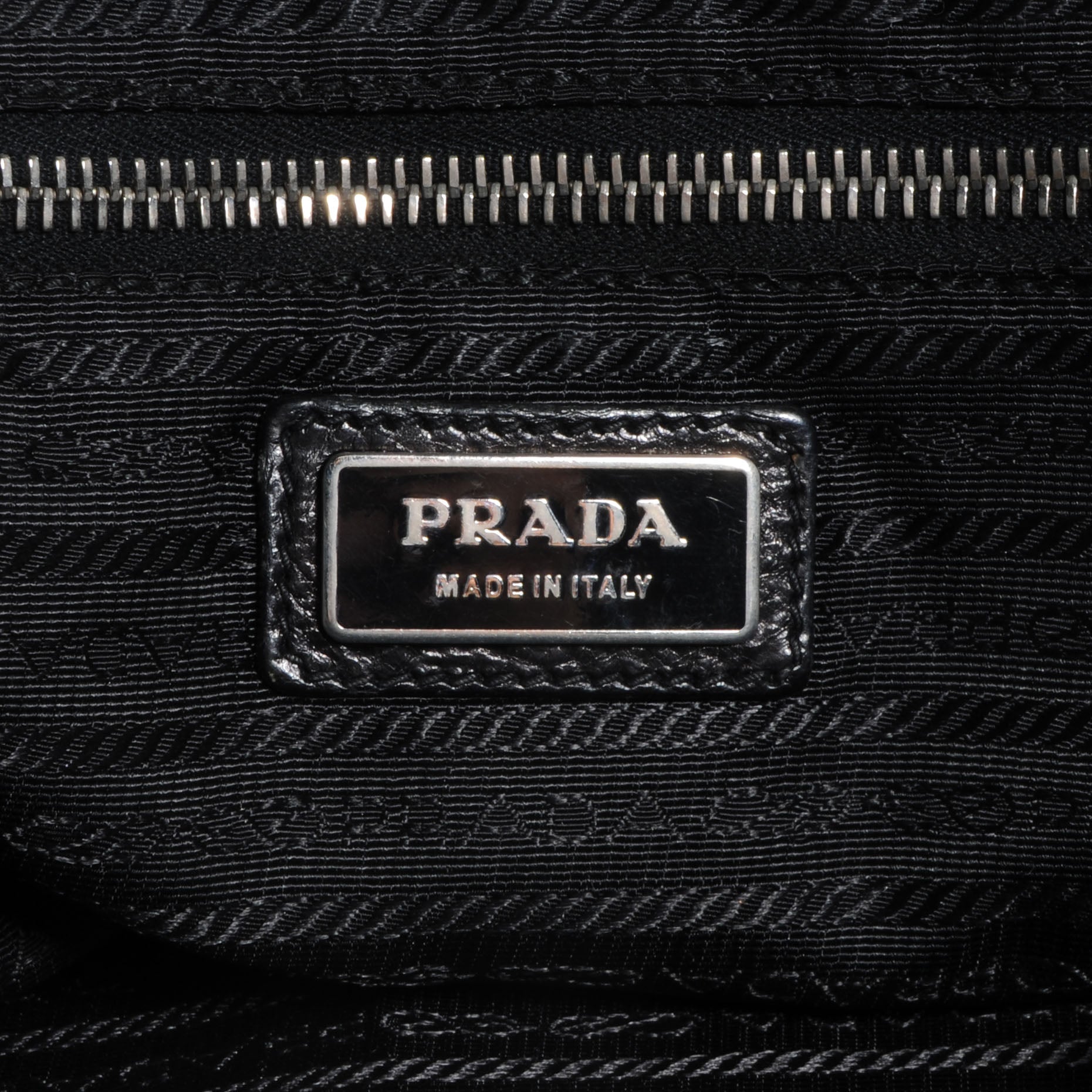 Prada Glace Calf Bowler Bag Black 6 of 10