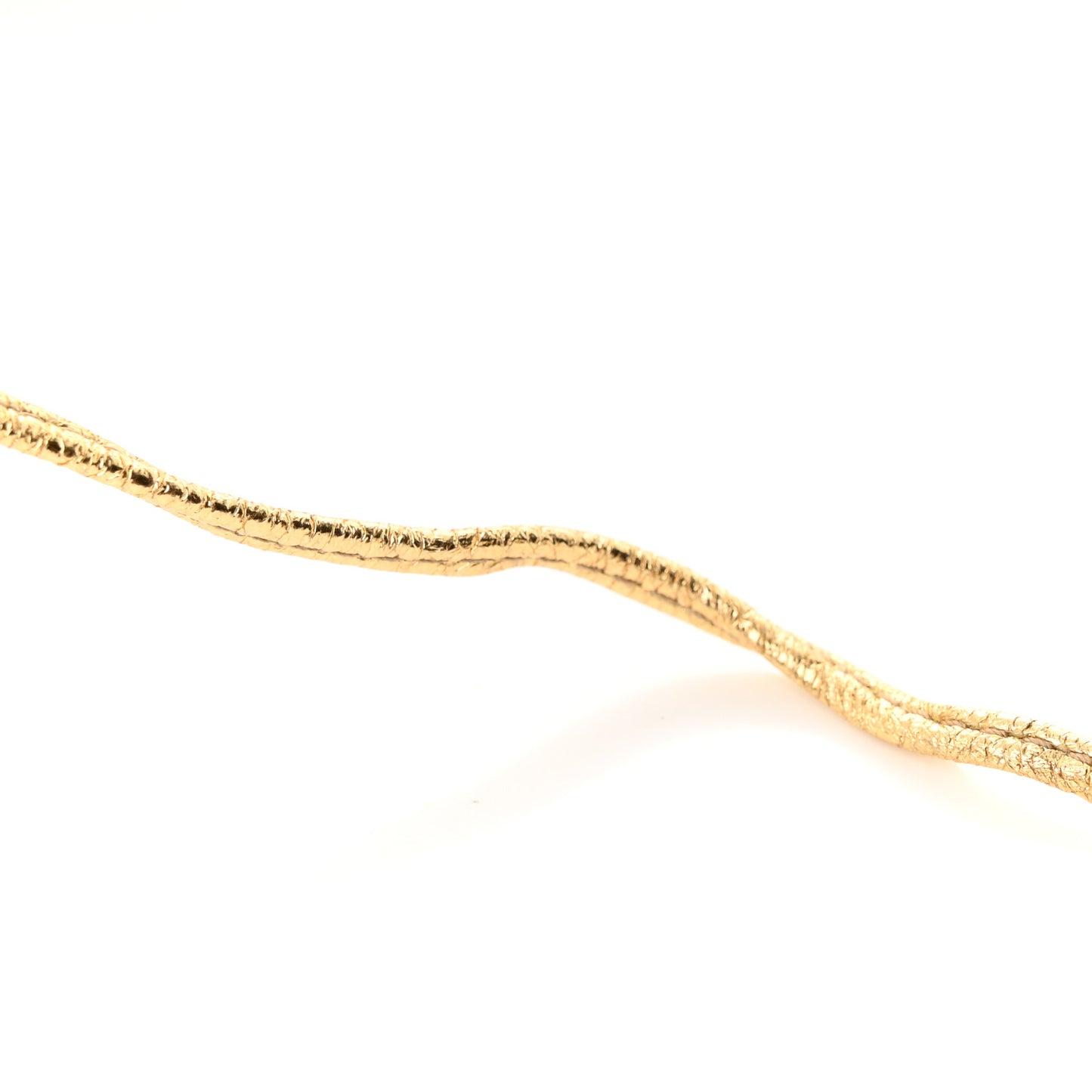 Metallic Crushed Calfskin The Mini Pouch Gold