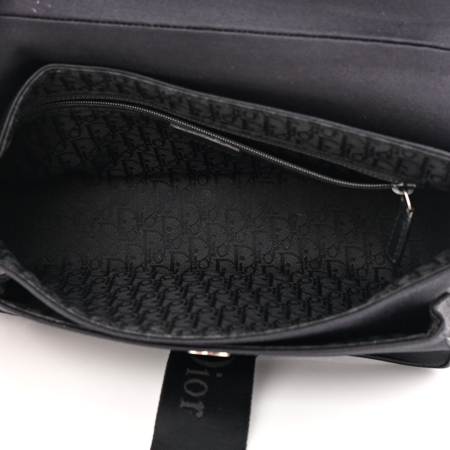 Christian Dior Silk Jersey Crystal Hardcore Clutch Black 5 of 12