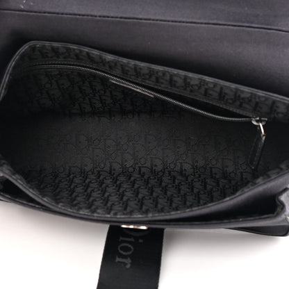 Christian Dior Silk Jersey Crystal Hardcore Clutch Black 5 of 12