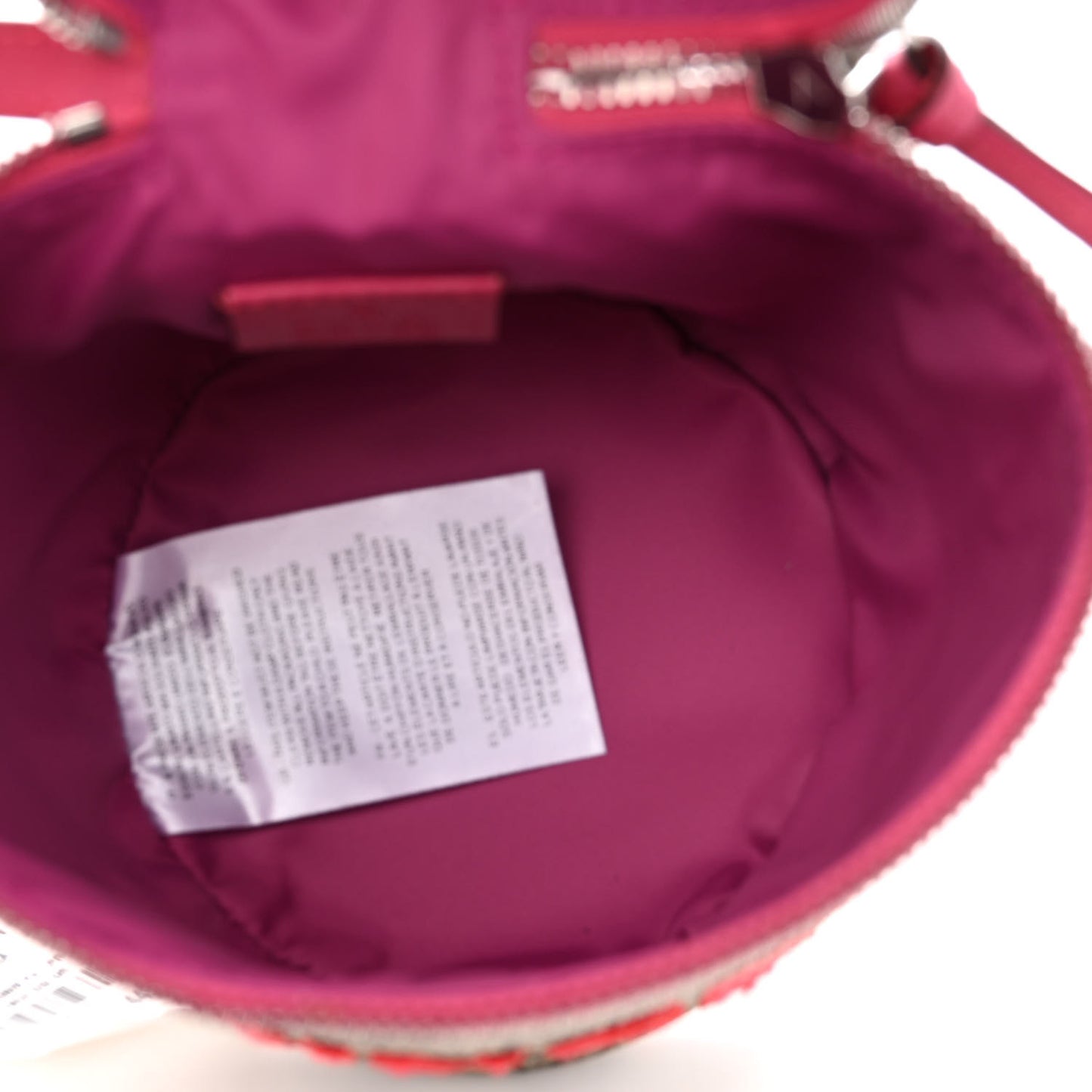 GG Supreme Monogram Princess Embroidered Childrens Crossbody Bag Pink