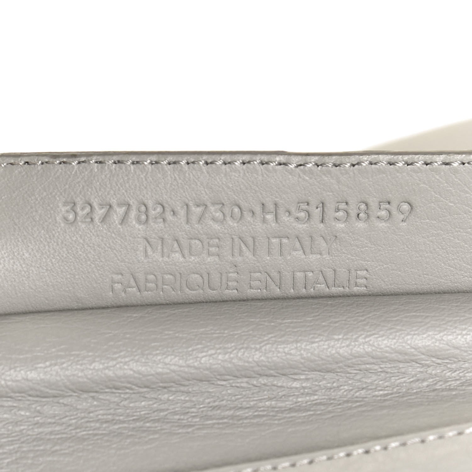 Balenciaga Veau Papier Sight Clutch Gris Metal 8 of 13