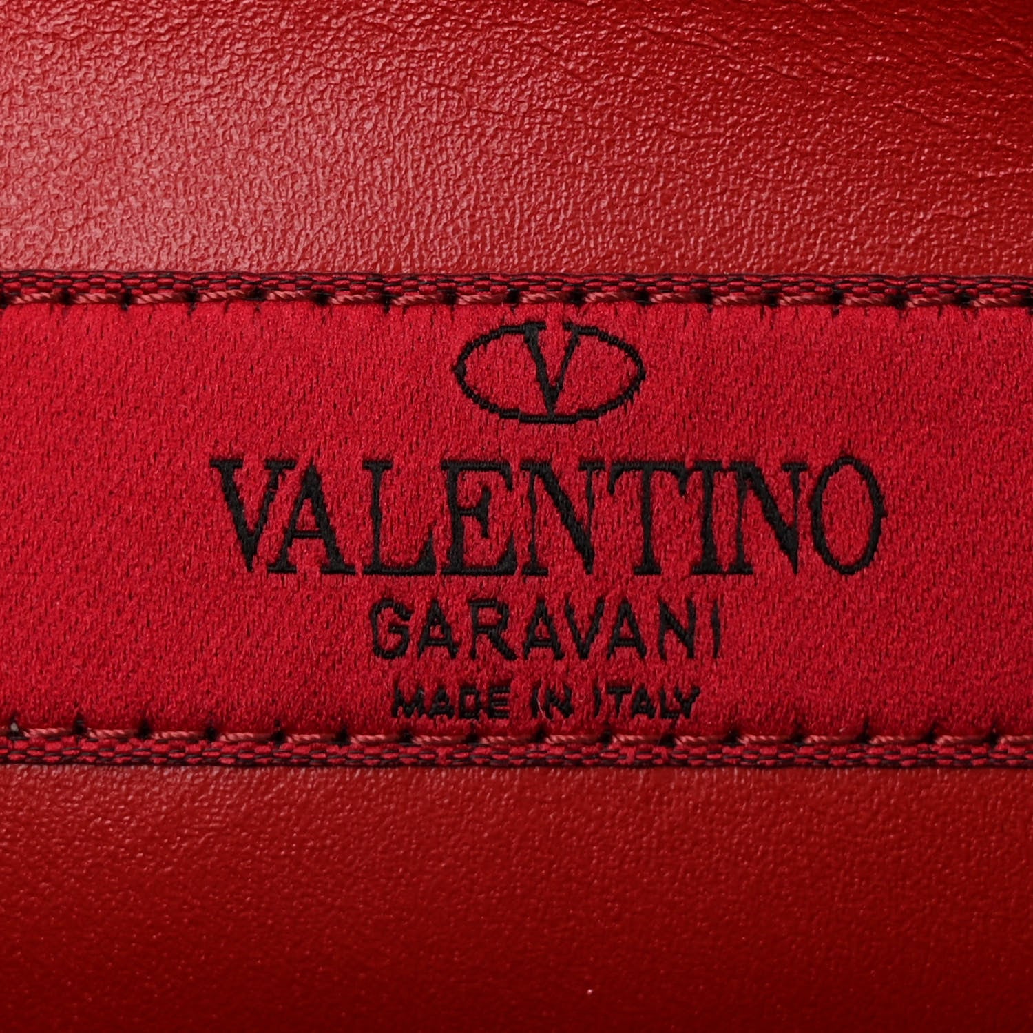 Valentino Garavani Lambskin Rockstud Spike Belt Bag 85 Black 6 of 10