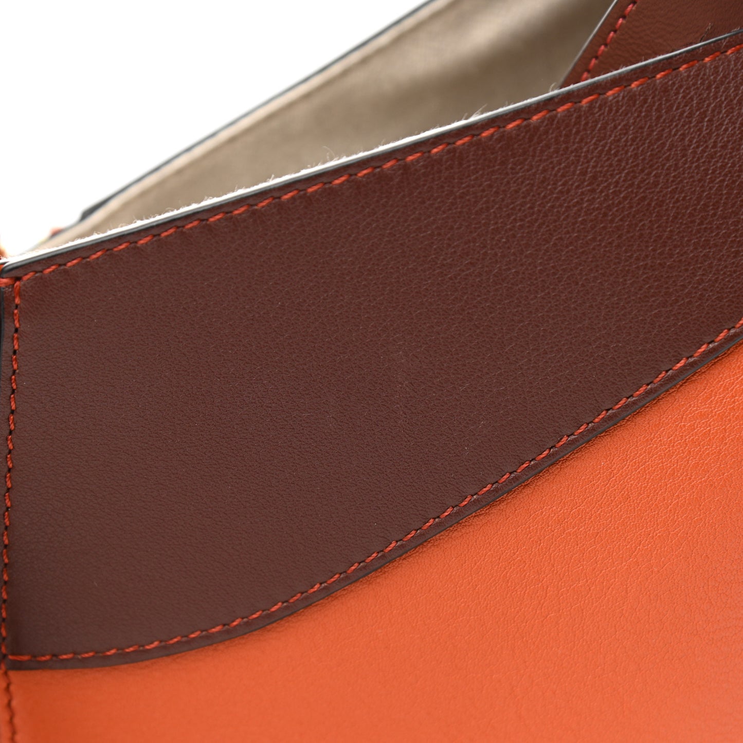 Calfskin Small Hammock Shoulder Bag Ginger Red