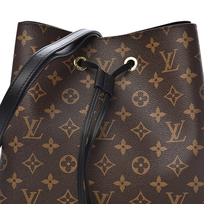 Louis Vuitton Monogram Neonoe MM Black 9 of 9