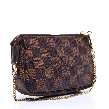 Louis Vuitton Damier Ebene Mini Pochette Accessories 3 of 10