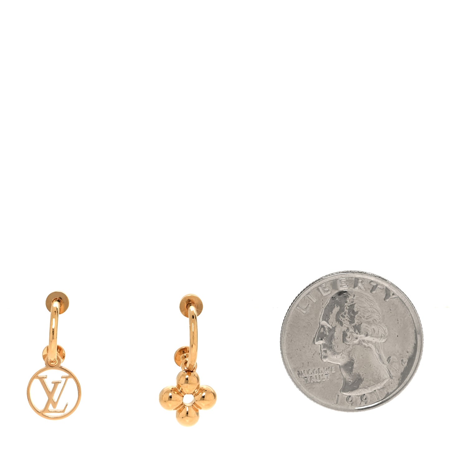 Brass Blooming Earrings Gold