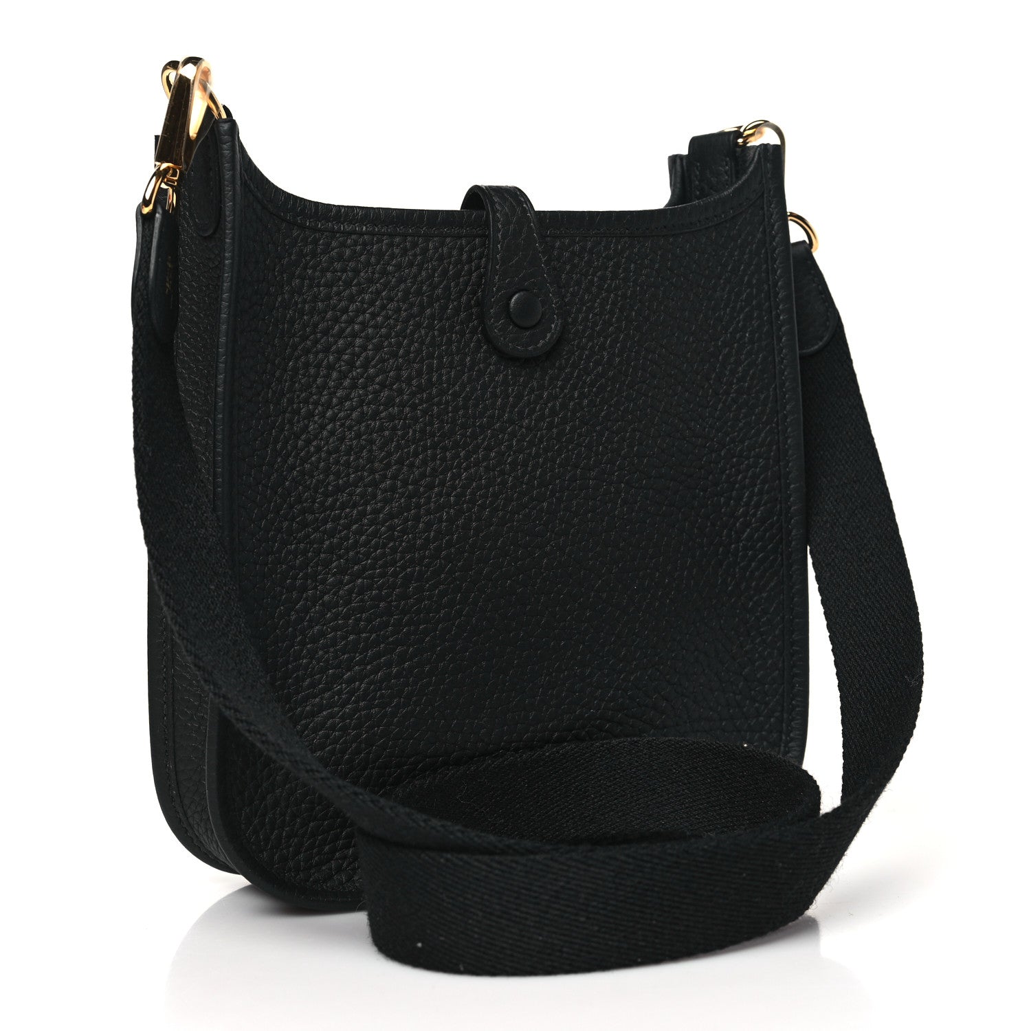 Hermes Taurillon Clemence Evelyne TPM Black 3 of 11