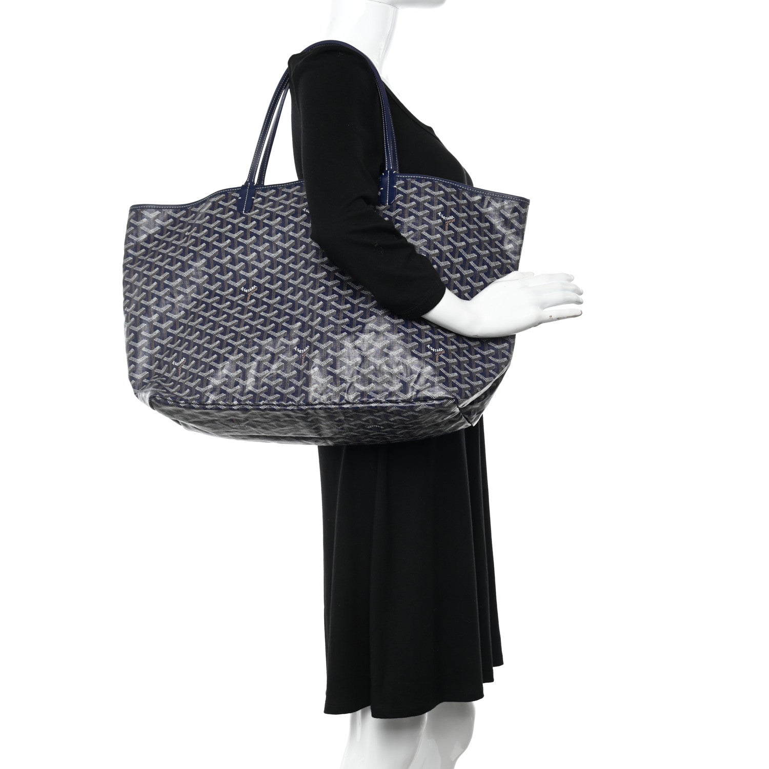 Goyard Goyardine Saint Louis GM Navy 2 of 13