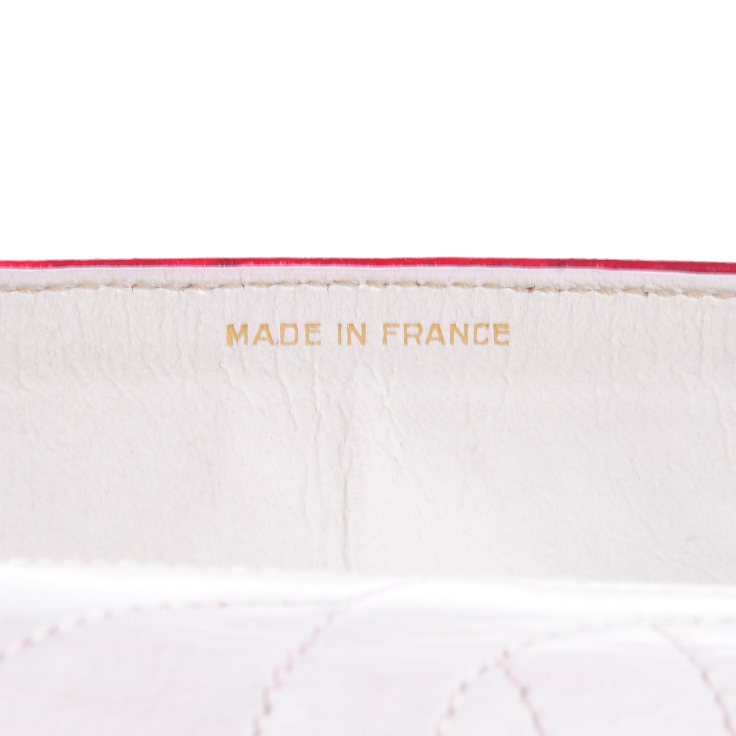 Lambskin Quilted Medium Double Flap Red
