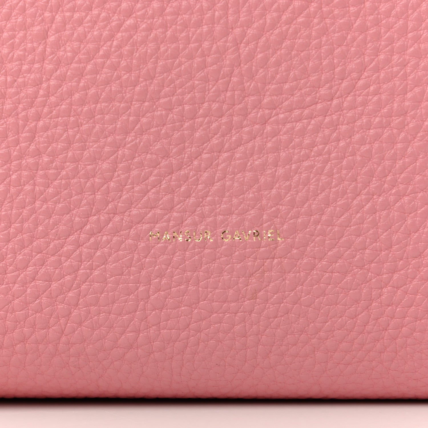 Mansur Gavriel Tumbled Calfskin Small Shopping Tote Blush 7 of 11