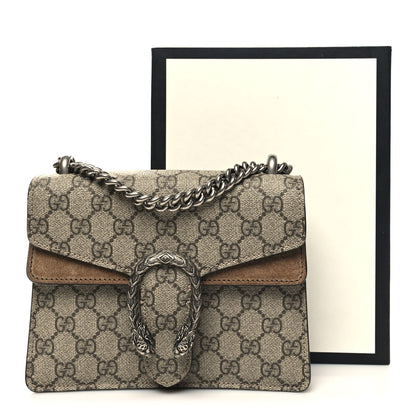 Gucci GG Supreme Monogram Mini Dionysus Shoulder Bag Taupe 12 of 12