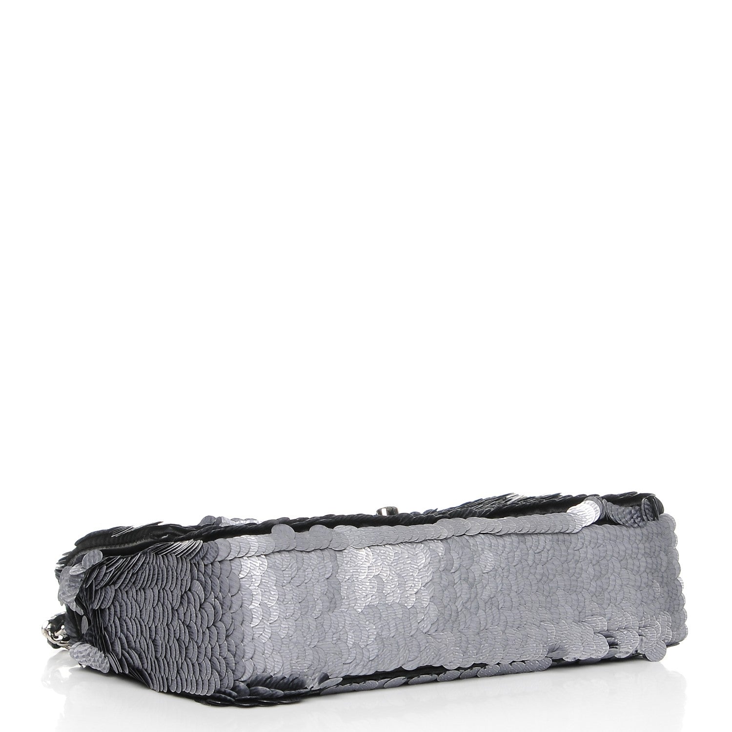 Chanel Sequin Paillette Small Flap Grey 5 of 9