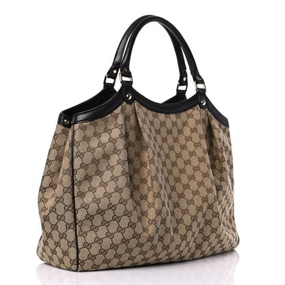 Gucci Monogram Large Sukey Tote Dark Brown 3 of 16