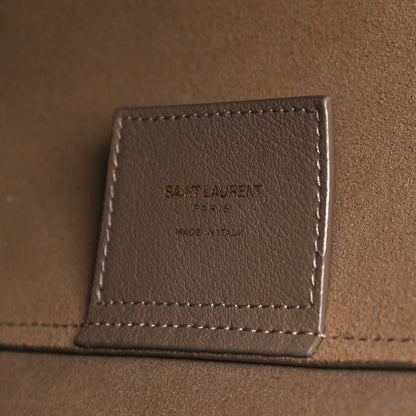 Saint Laurent Calfskin Large Shopping Tote Dark Beige 7 of 13