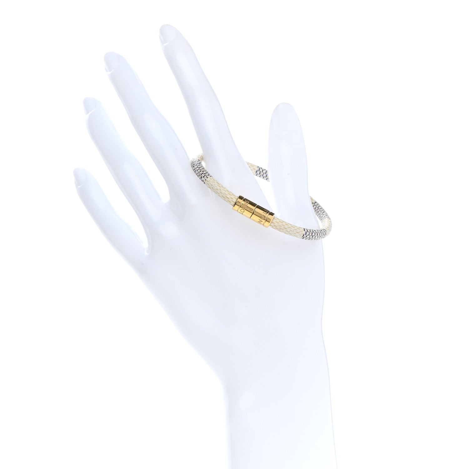 Louis Vuitton Damier Azur Keep It Bracelet 17 2 of 4